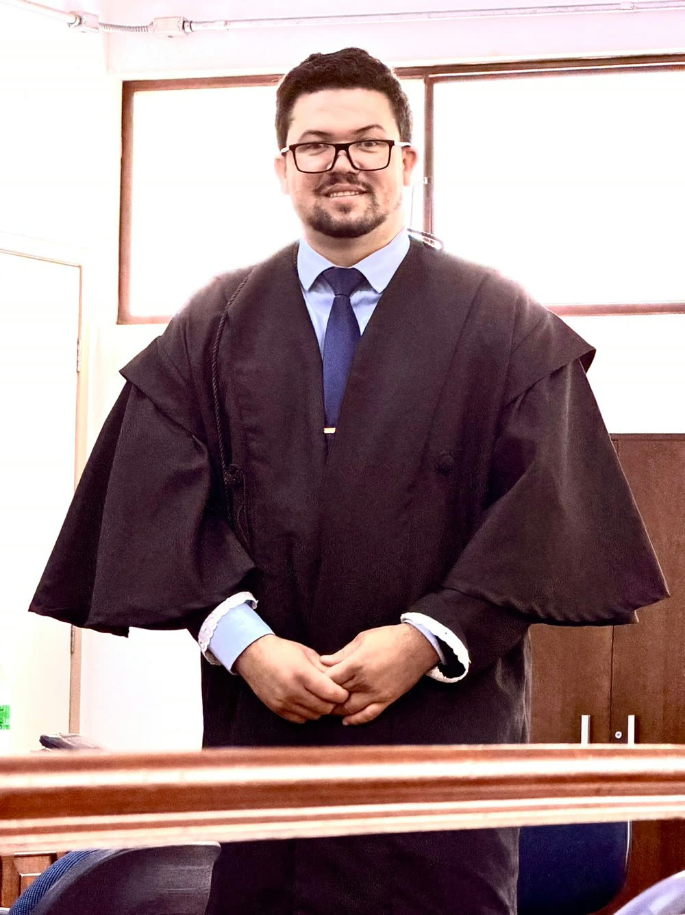 Eduardo Aguiar em audiência